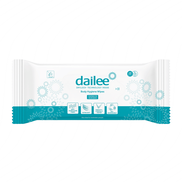 Dailee Toallitas Corporales- Calentables en Microondas