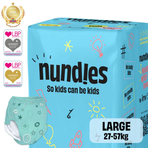 Nundies Pañal Braguita Para Niños 8-15 Años