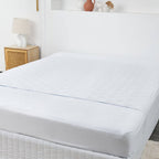 Invizi Washable Absorbent Bed Protector With Tucks - Twin Pack