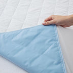 Invizi Washable Absorbent Bed Protector With Tucks - Twin Pack