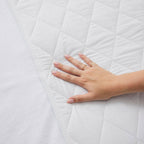 Invizi Washable Absorbent Bed Protector With Tucks - Twin Pack
