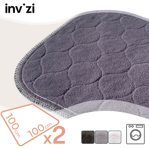 Grande alèse lavable 100x100 cm Invizi - Lot de 2
