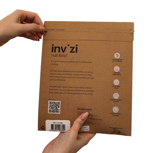 Invizi Inkontinenz Unterwäsche für Damen - Taillenslip